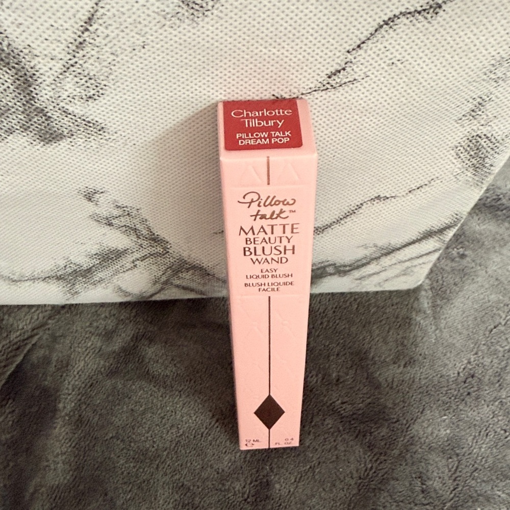 NIB .4oz Charlotte Tilbury Pillow Talk Dream Pop Matte Beauty Blush Wand -